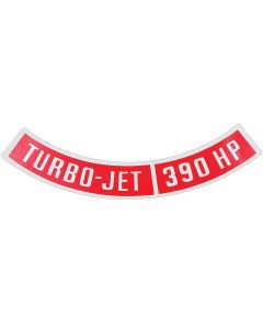 Air Cleaner Decal,Turbo-Jet,396ci/390hp,66-69