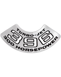 Full Size Chevy Air Cleaner Decal, Turbo Jet, 309ci/300hp, 1970