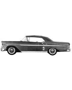 Convertible Top,White,Impala,1958