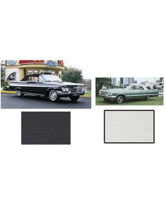 Full Size Chevy Convertible Top, With Pads & Plastic Window, Impala, 1961-1964