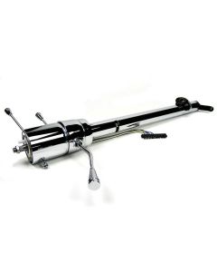 Chevy ididit Chrome Tilt Steering Column, Column Shift, 1957