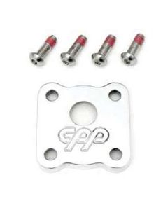 Chevy Steering Box Cover, 670, Cast Polished Aluminum, 1955-1957