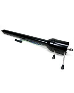 Chevy ididit Tilt Steering Column, Floor Shift, Black Powder Coated, 1957
