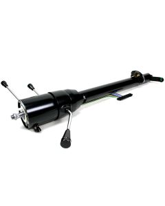 Chevy ididit Tilt Steering Column, Column Shift, Black Powder Coated, 1955-1956