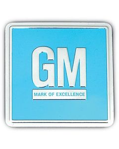 Chevy-GMC Truck GM Mark Of Excellence Door Jamb Decal, Blue
