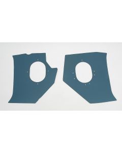 Full Size Chevy Kick Panels, Hardtop, Blue, 1958