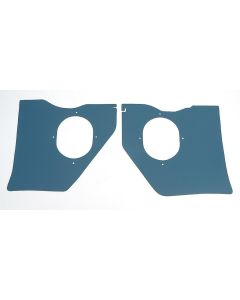 Kick Panels,w/o A/C,Blue,61-62
