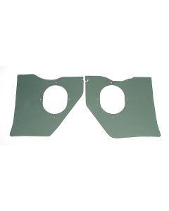 Full Size Chevy Kick Panels, For Cars Without Air Conditioning, Green, 1961-1962