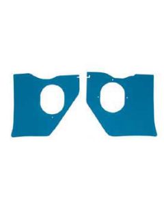 Full Size Chevy Kick Panels, For Cars Without Air Conditioning, Gray,1961-1962