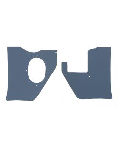 Full Size Chevy Kick Panels, For Cars With Air Conditioning, Blue, 1961-1962