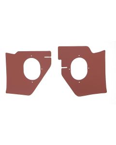 Full Size Chevy Kick Panels, For Cars Without Air Conditioning, Red, 1963