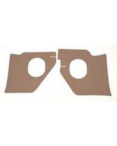 Full Size Chevy Kick Panels, For Cars Without Air Conditioning, Fawn,1963