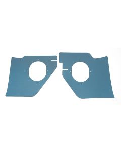 Full Size Chevy Kick Panels, For Cars Without Air Conditioning, Blue,1963