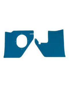 Full Size Chevy Kick Panels, For Cars With Air Conditioning, Saddle, 1963