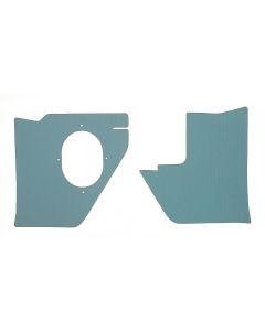 Full Size Chevy Kick Panels, For Cars With Air Conditioning, Aqua, 1963