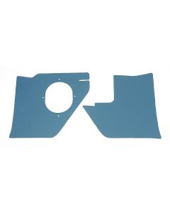 Full Size Chevy Kick Panels, For Cars With Air Conditioning, Blue, 1963