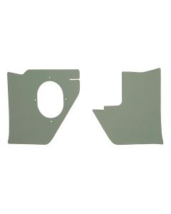 Full Size Chevy Kick Panels, For Cars With Air Conditioning, Green, 1969