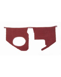 Full Size Chevy Kick Panel Carpets, For Cars With Air Conditioning, Red, 1964