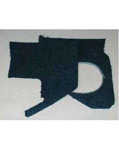 Full Size Chevy Kick Panel Carpets, For Cars With Air Conditioning, Blue, 1964