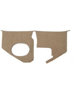 Full Size Chevy Kick Panel Carpets, For Cars With Air Conditioning, Fawn, 1964