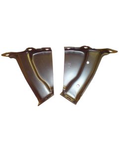 Chevy Rear Bumper End Inner Brackets, 1957