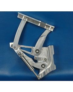 1957 Chevy Billet Aluminum Hood Hinges, Machined Finish, Eddie Motorsports