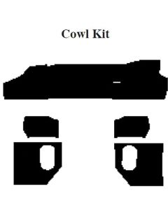 1968-1972 El Camino QuietRide Insulation  AcoustiShield Cowl Kit