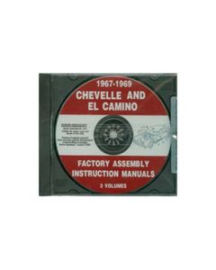 1967-1969 El Camino Factory Assembly Instructions Manual, On CD