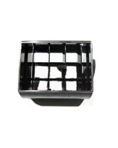 El Camino Dash Center Vent Outlet Deflector, Black With Chrome Edges, 1978-1987