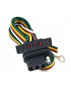 El Camino Vehicle Towing Wiring Connector, 4-Flat With LED,1959-1987