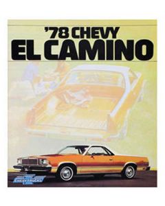 El Camino Sales Brochure, 1978