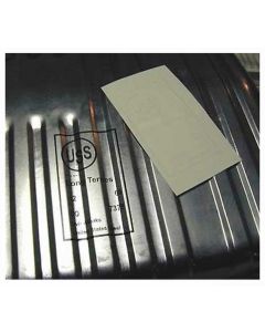 El Camino GM Gas Tank Stencil, USS Steel, 1978