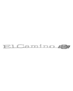 El Camino Tailgate Emblem, El Camino With Bowtie, 1973-1977