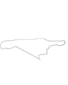 El Camino Fuel Return Line, One Piece 1/4 Inch, Stainless Steel, 1973-1977