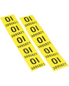 El Camino Coil Spring Decal, 396 c.i., Rear, OI3895821, 1966