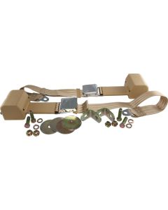 El Camino Seat Belts, 2 Point Kit With Retractors, For Bench Seat, Set Of 2, 1964-1967