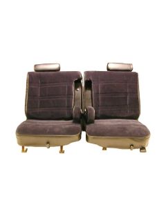 El Camino Seat Covers, Split Seat, Dual Armrest & Headrest,Vinyl With Velour, 1978-1980	
