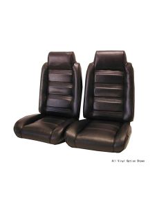 El Camino Seat Covers, Bucket Seats With Headrests, Vinyl With Velour, 1978-1981	
