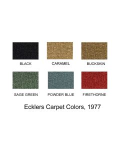 El Camino Floor Carpet, 1977