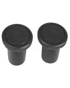 Nova Dash Vent Pull Knobs, Black, 1963-1978