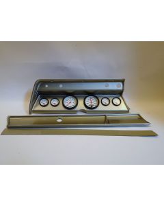 El Camino -  Instrument Cluster Panel, Aluminum Finish, With Phantom Gauges, 1966
