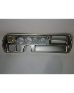 Gauge Panel,6-Hole,w/o Gauges,Brushed Aluminum,70-72