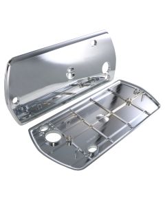 1969-1972 El Camino Armrest Backing Plate, Chrome