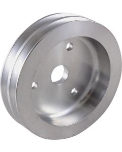 Chevy Big Block Aluminum Crankshaft Pulley, Small Water Pump, 2 Groove