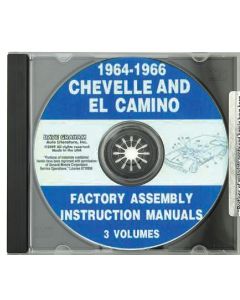 1964-1966 El Camino Factory Assembly Manual, PDF CD-ROM