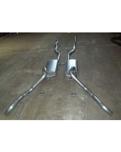 Dual Exhaust System, Small Block, 66-67