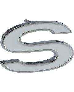 Fender Emblem,"S",White,69-72