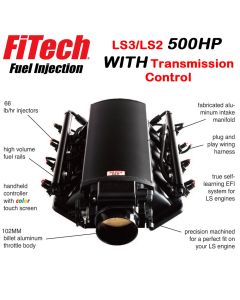 Ultimate LS Fuel Injection Kit for LS3/L92 - 500HP With Trans. Control | FiTech - 70012