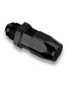 Earls Straight Black 8AN Male To 8AN Hose