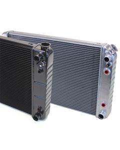 1964-1967  GM A Body LS Aluminum Radiator, Automatic Transmission, Muscle Rods